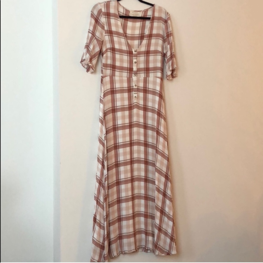 Urban Outfitters Maxi Dress Plaid
